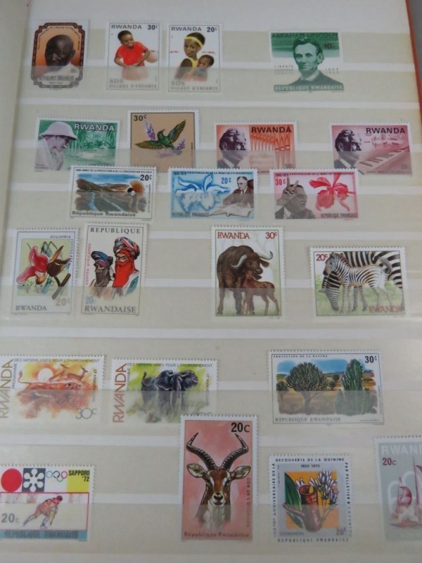 Lot postzegel verzameling