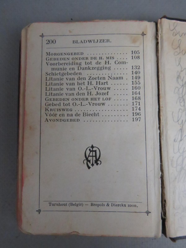 Vintage communie boekje 1911