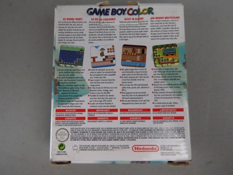 Gameboy color met 2 spellen