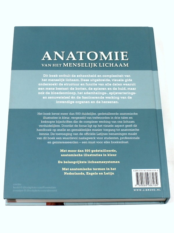 Boek 'Anatomie van het menselijk lichaam'