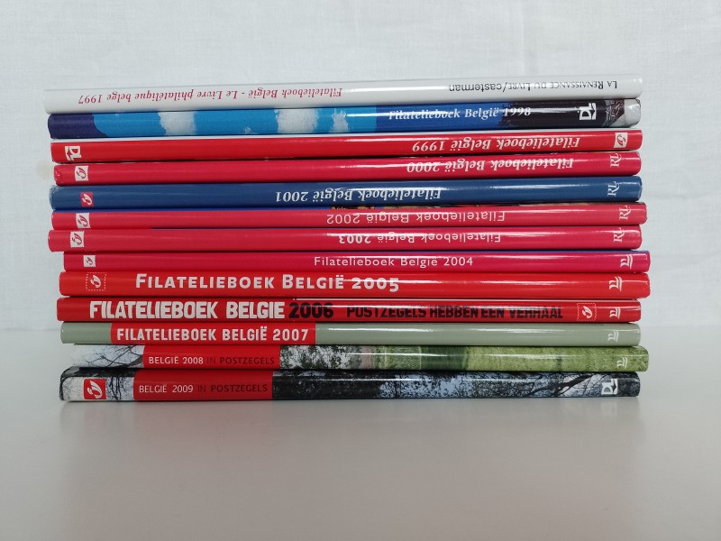 Verzameling Filatelieboeken