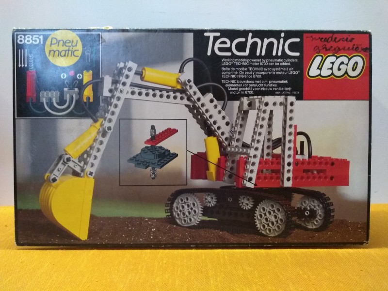 Lego Technic Graafmachine 8851