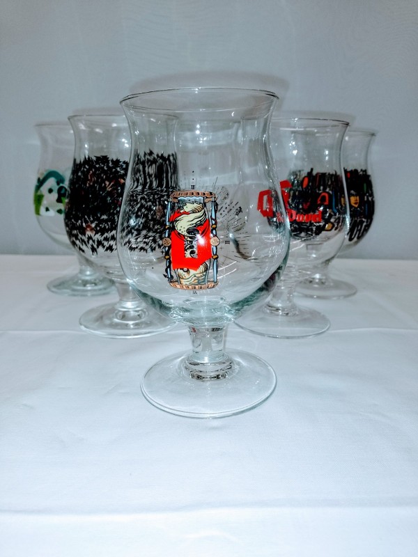 Set duvel glazen