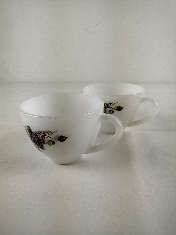 Arcopal servies met bloemen