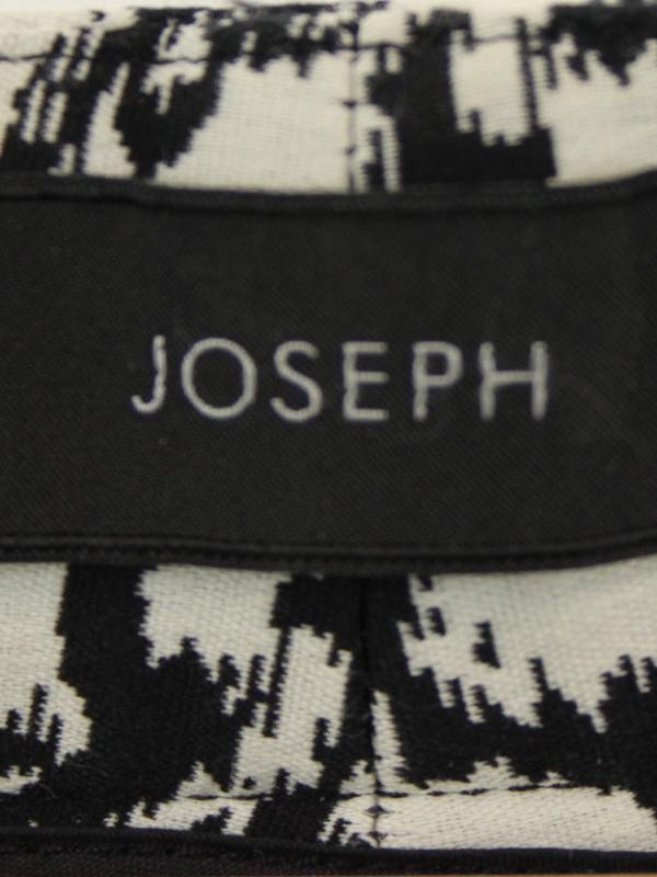 Toffe broek met pantermotief in wit/zwart, gemerkt Joseph
