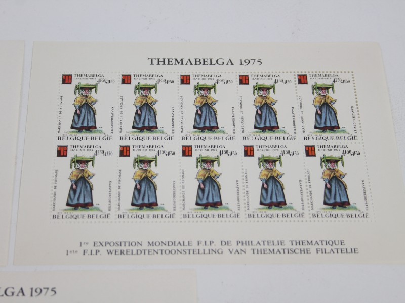 Groot lot ongebruikte Belgische Postzegels en Verzamelsets