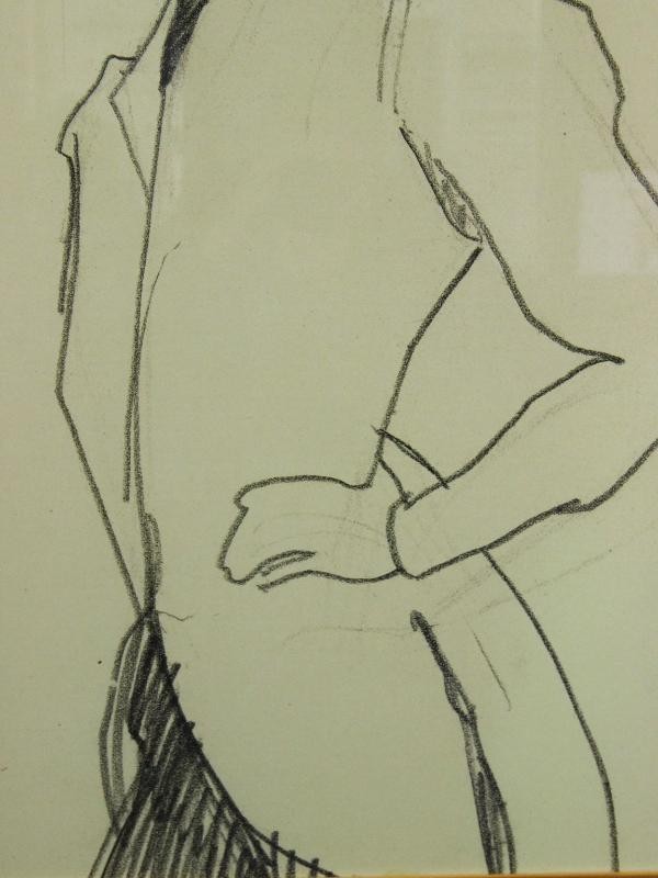 Knappe poster 'Amazone, the final study - 1909' van Amedeo Modigliani