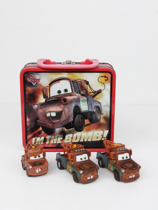 Set Cars box & toys van Disney