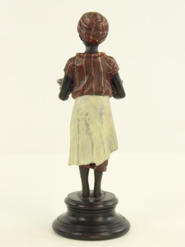 Koppel bronzen blackamoor figuren