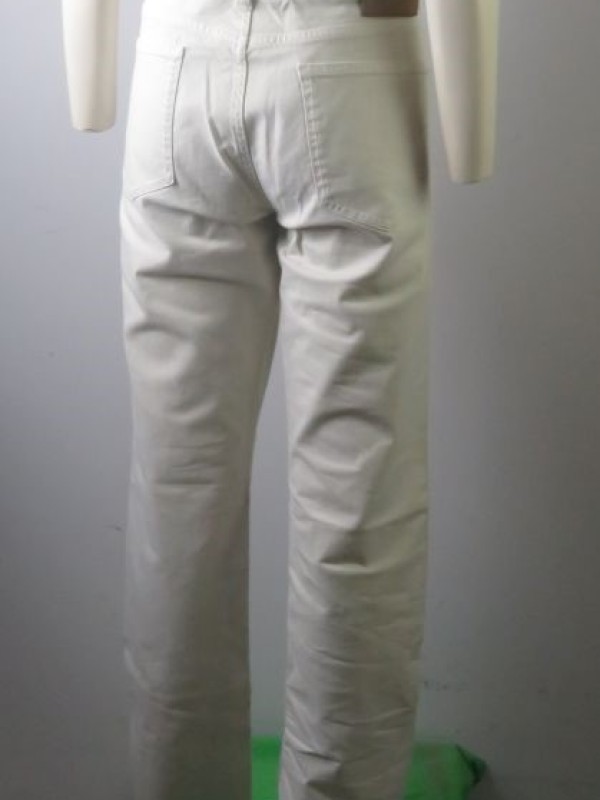 Ecru straight leg jeans merk 'ETRA' maat XL (36)