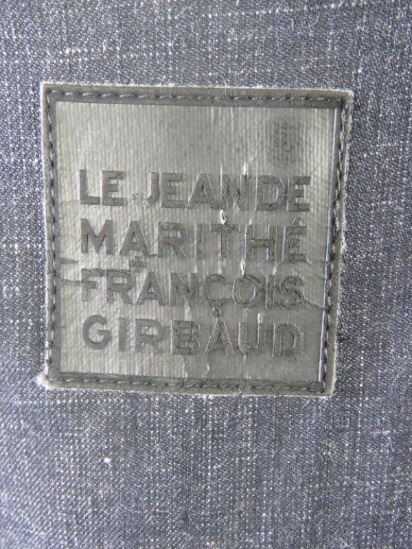 Jaens salopette jurk " Marithé François Girbaud" maat 38 (XL)