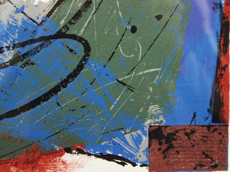Abstracte zeefdruk (31/500) - Bep Toscani (1940)