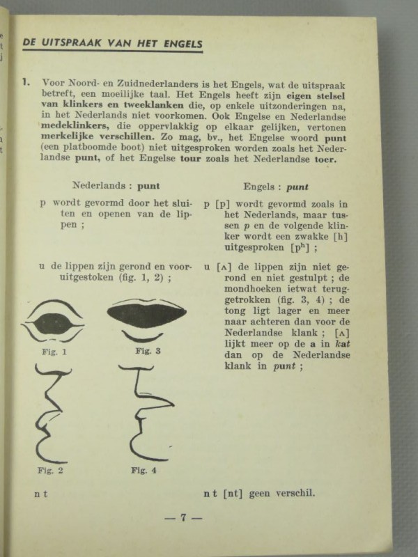Hardcover handboekje Engels 1966