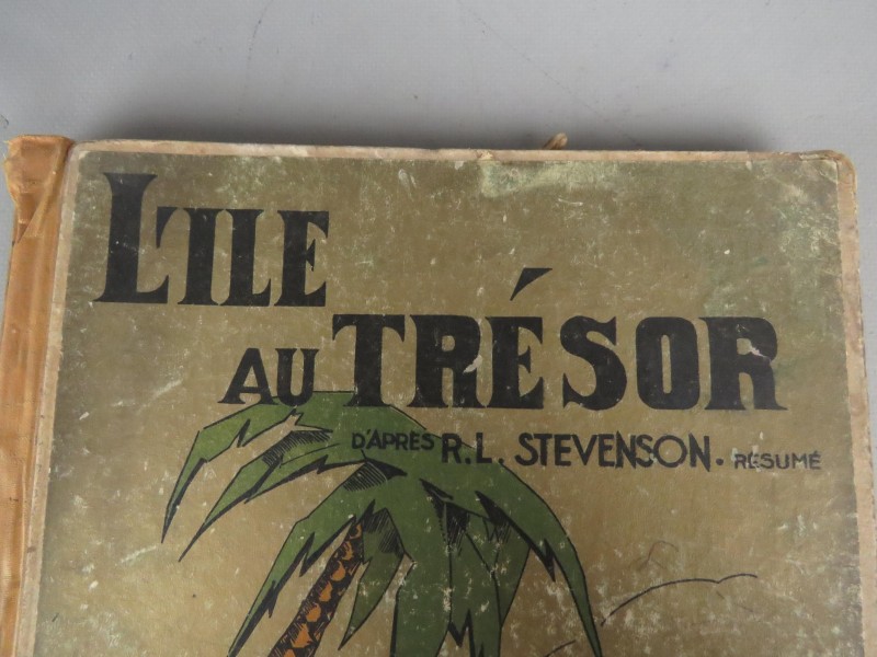 R.L. Stevenson - L' Île au trésor -  Editie René Touret (1937) boek frans p.112