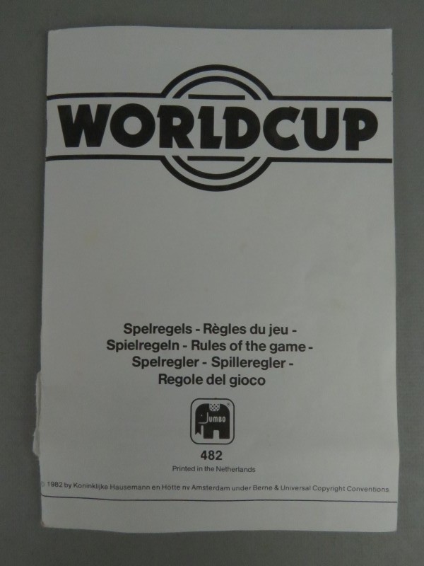 Worldcup bordspel 1981