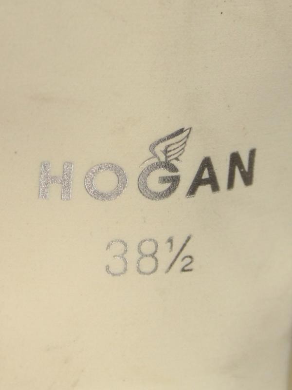 Knappe zilverkleurige sandalen met hak, gemerkt Hogan