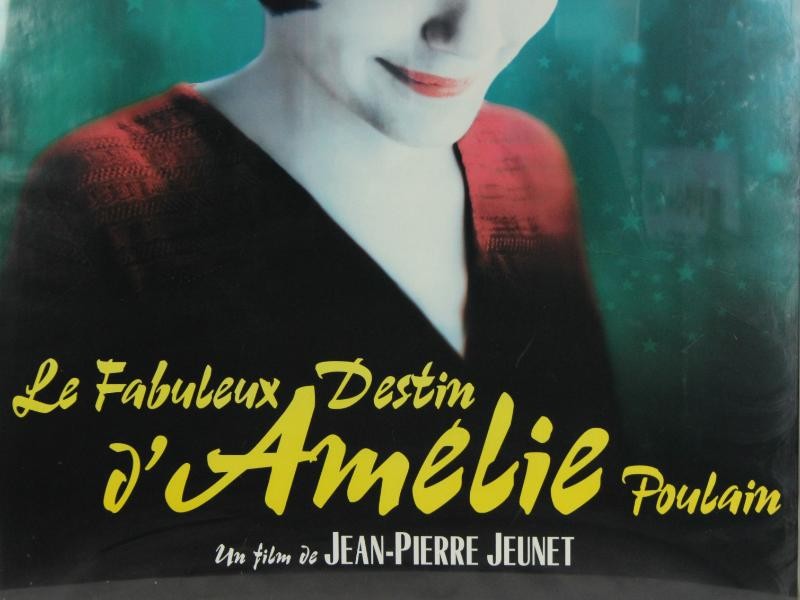 Le fabuleux destin d'Amélie Poulain, knappe ingekaderde filmposter
