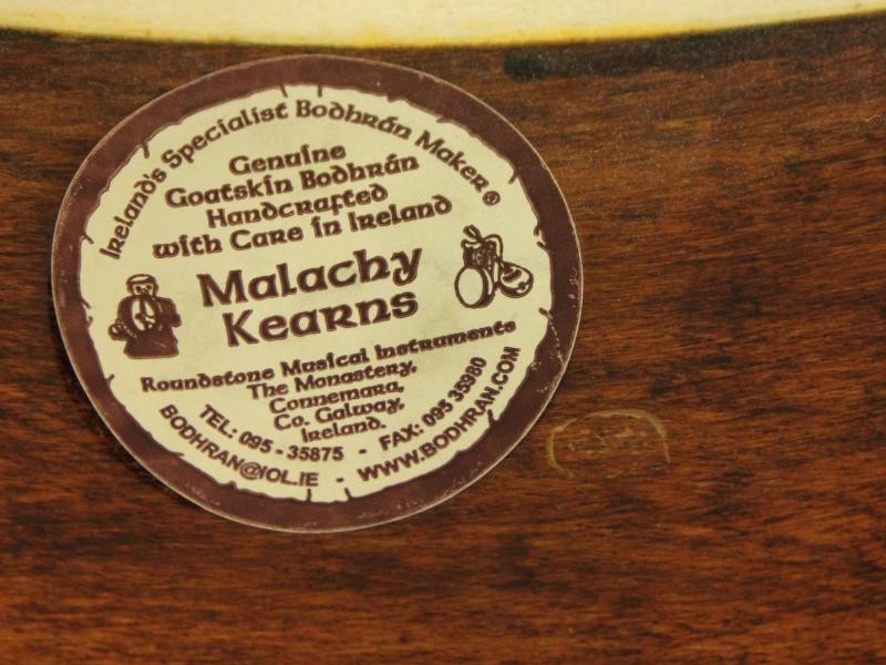 Authentieke Bodhran drum Malachy Kearns, Ireland  - geitenvel