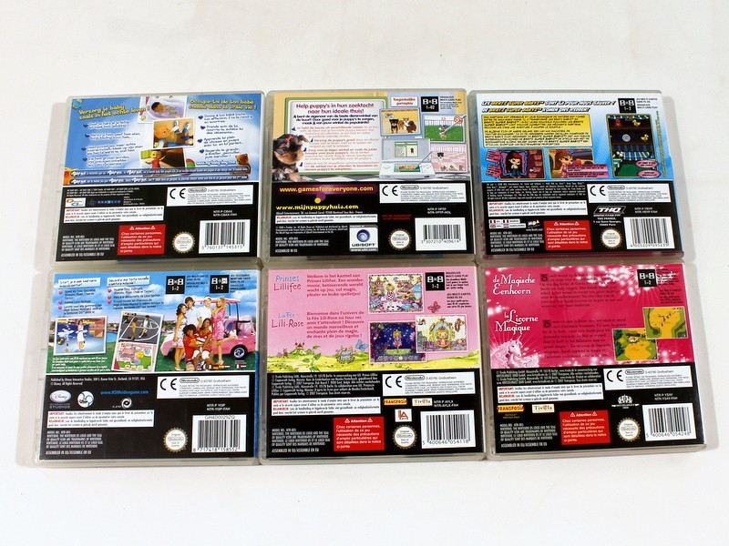 6 Nintendo DS-games
