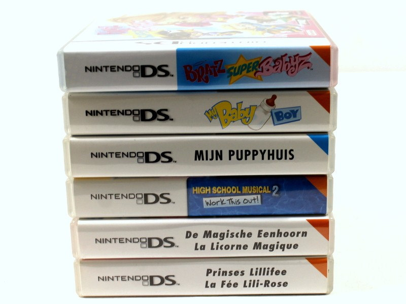 6 Nintendo DS-games