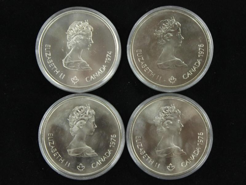 Zilveren munten collectie Olympische Spelen in Canada - 1976