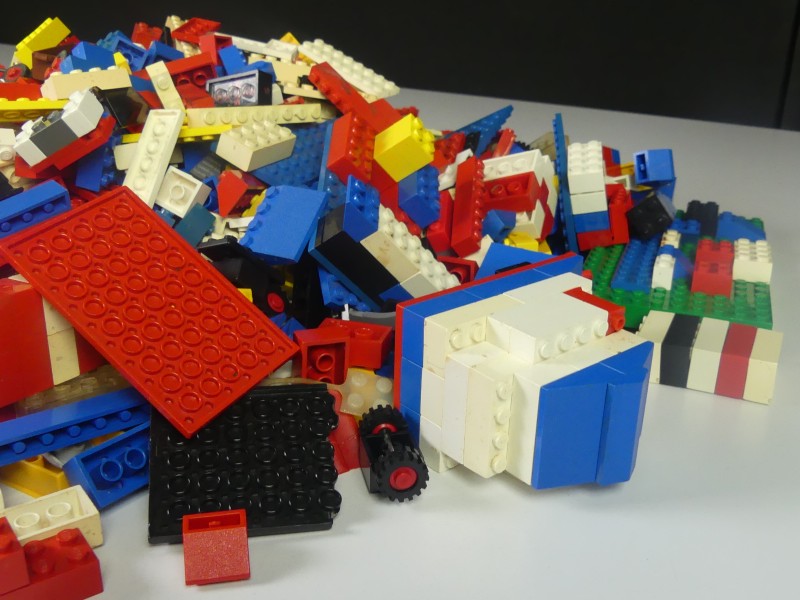 1 grote zak met Lego van 4080gr