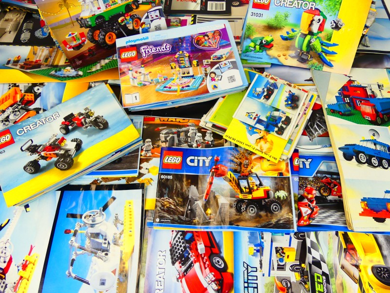 Uniek Lego bouw-boekjes (1)