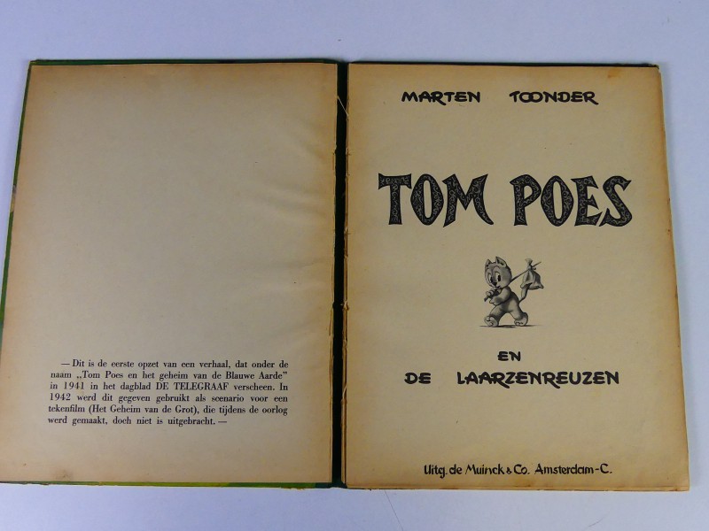 Vintage - Marten Toonder – Tom Poes/Heer Bommel – 50 strips/2 kinderboeken – jaren ‘40 - ‘80