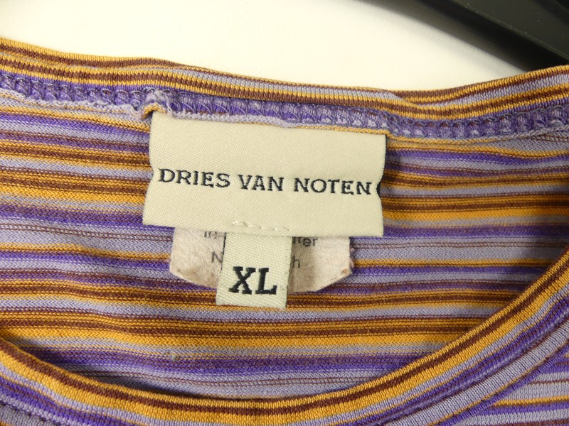 T-Shirt gestreept gemerkt Dries Van Noten - XL