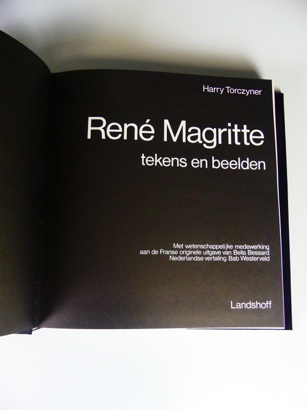 Vintage kunstboek - ‎René Magritte tekens en beelden - 1977