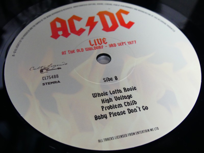 Lp Live at the Old Waldorf - AC/DC