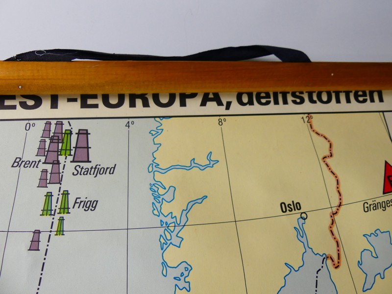 Vintage – Economie in West-Europa – 3 schoolkaarten - 1977