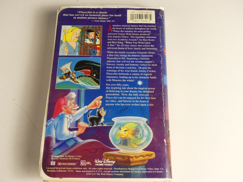 Vintage vhs banden disney -*UPDATE