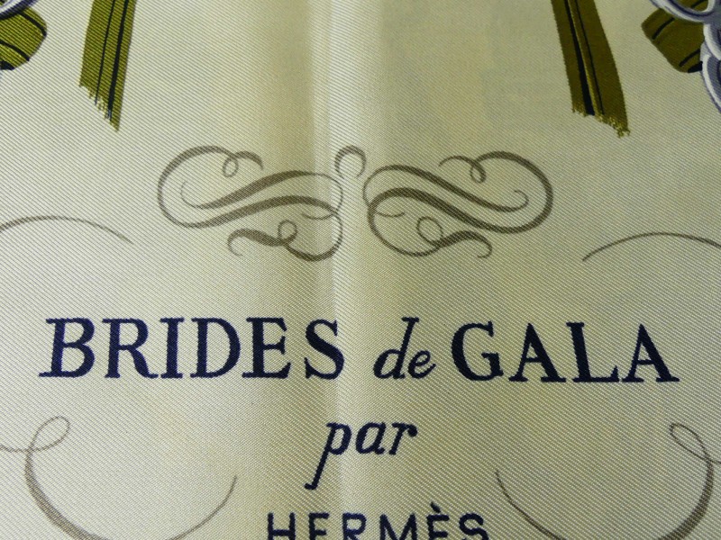 Sjaal gemerkt Hermés 'brides de gala'