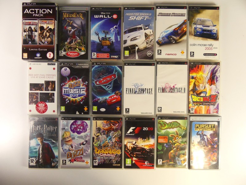 35 Playstation PSP Games