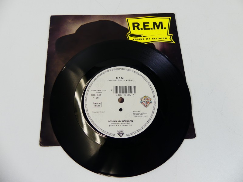 R.E.M. – Drive, Losing My Religion en Shiny Happy People. Vinyl 7"