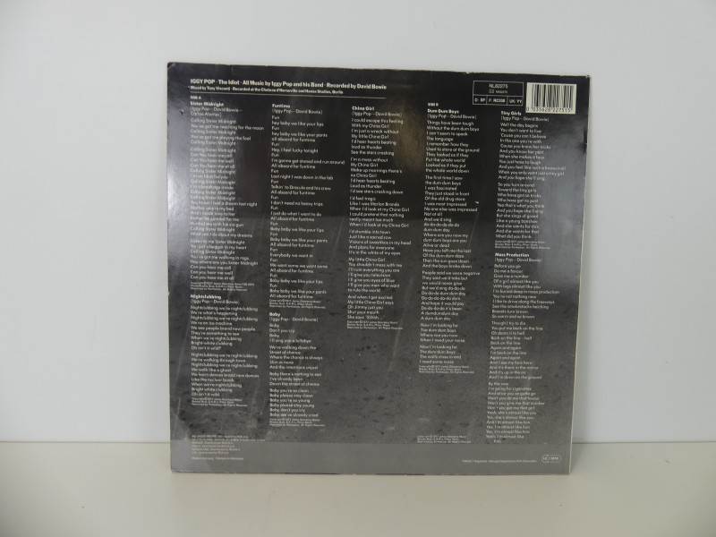 Iggy Pop – The Idiot, Vinyl 12'