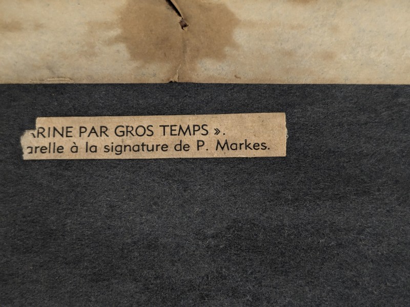 Gérer le gros temps - P. Markes