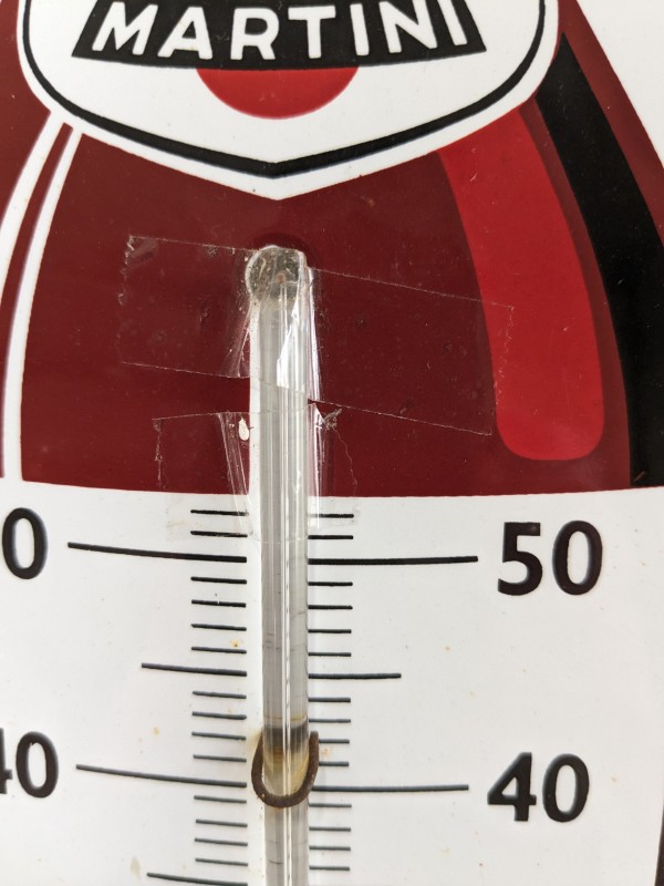 Martini email thermometer