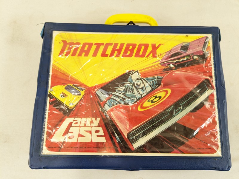 Vintage Matchbox in koffer [48 auto's]