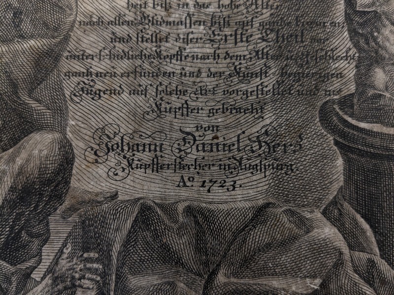 Boek Johann Daniel Herz [1723]