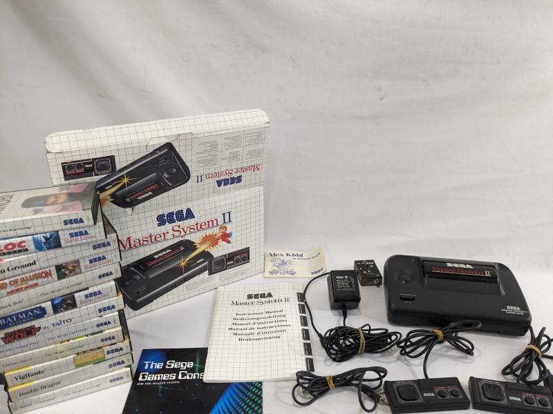 SEGA Master System II [originele verpakking + 13 games]