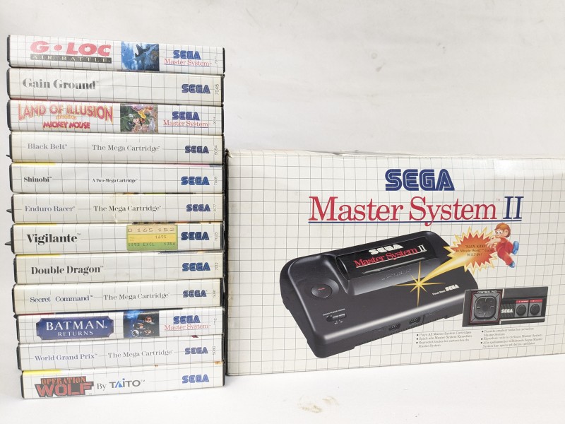 SEGA Master System II [originele verpakking + 13 games]