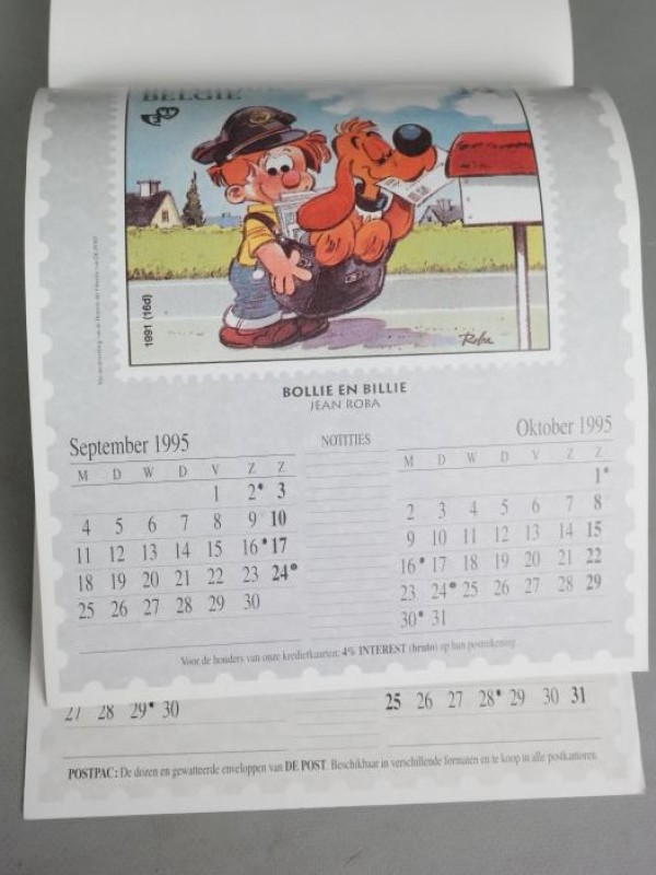 Kalender Nero Marc Sleen 1995