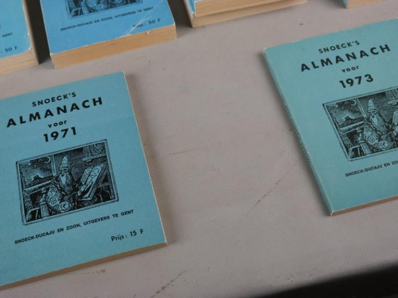 Groot lot vintage "Snoeck's Almanach"  1969 t.e.m. 1985