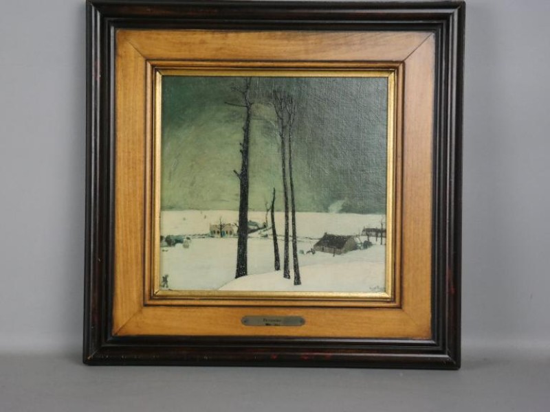 Reproductie 'Winterlandschap' van Constant Permeke