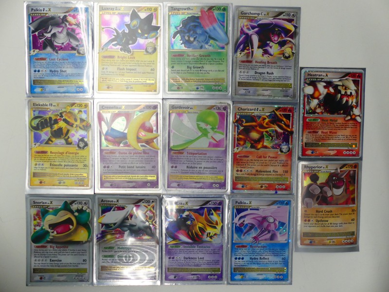 Pokémon GL/G/Lv. X  Holo, Cards