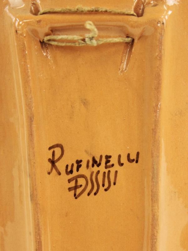 Keramische wandplaat Franco Rufinelli - Sint-Franciscus van Assisi