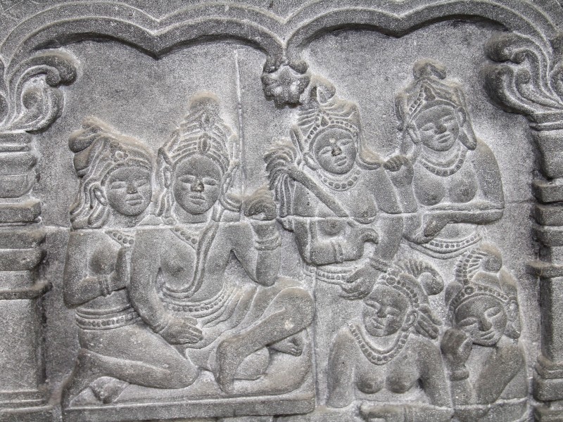 borobudur relief - Indonesië