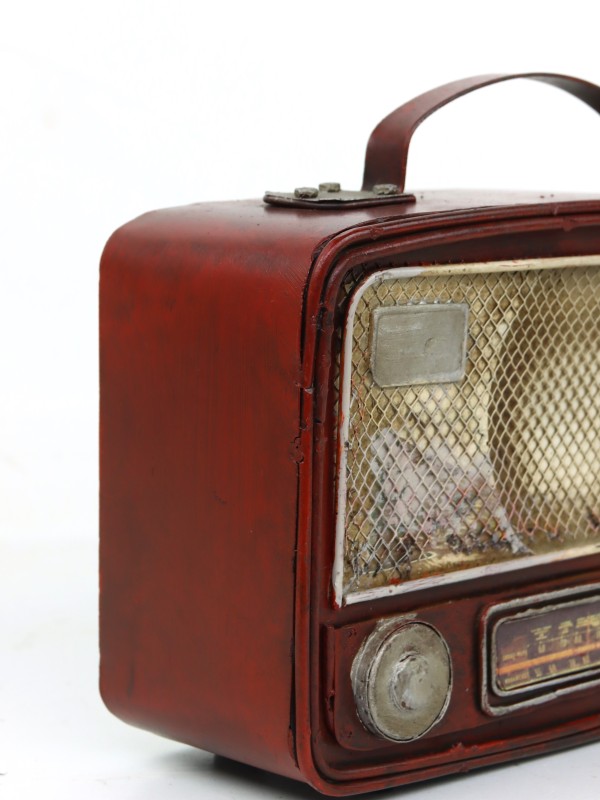 Vintage decoratieve radio